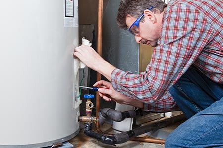 Repairing water heater